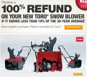 no snow refund